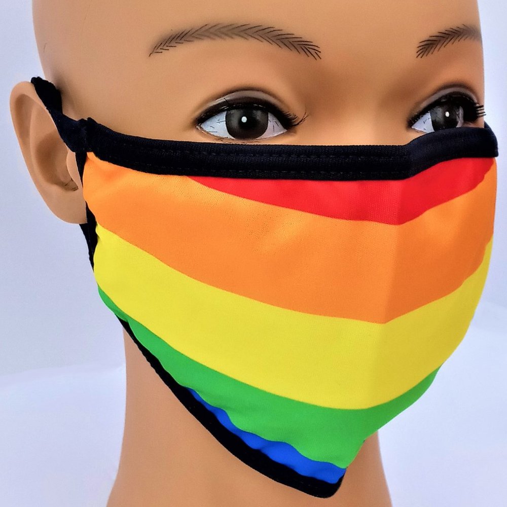 LGBTQ PRIDE RAINBOW FACE MASK